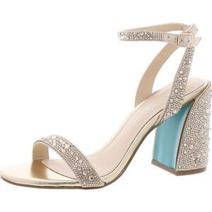 Betsey Johnson Gold‎ Sparkly Heels